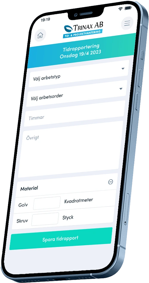 Mobilbild på Trinax Tid & Projekt